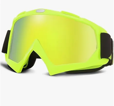 Kemimoto occhiali cross gialli anti-UV
