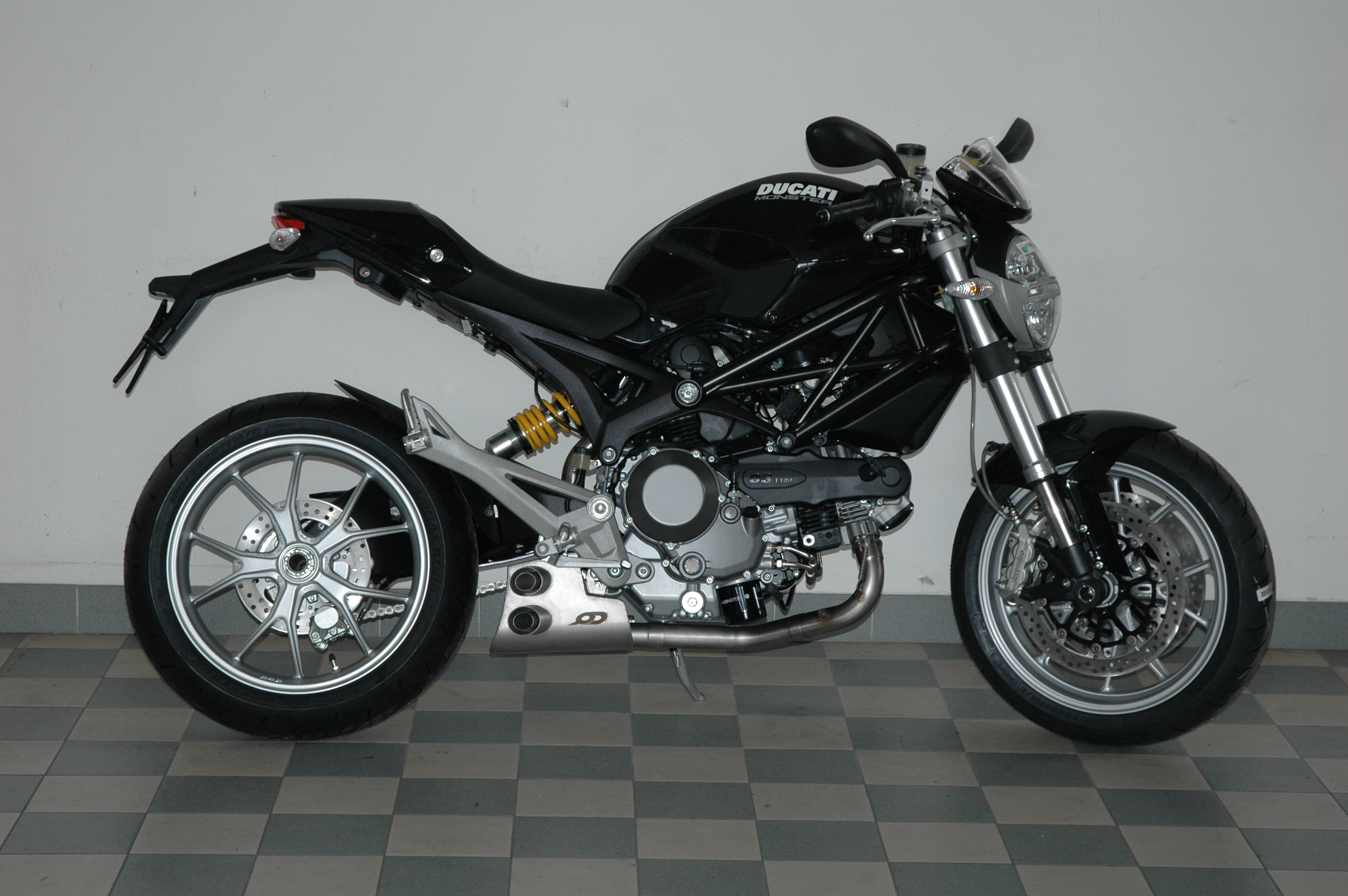 QD Exhaust Ex-Box Ducati Monster 796 scarico inox
