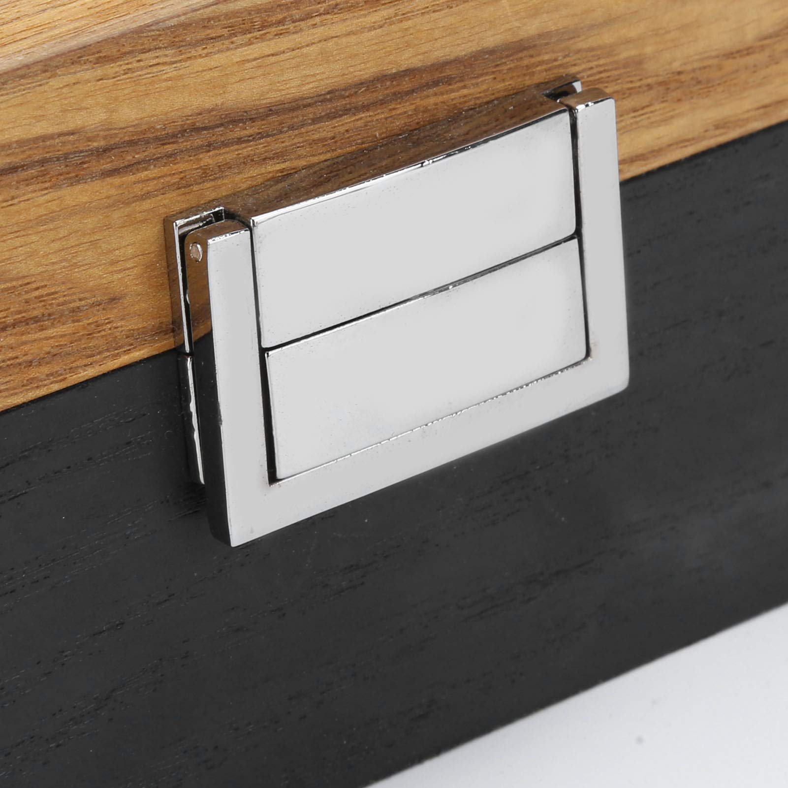 AOWINHIT Scatola Orologi Legno Massello 6 Slot con Vetro