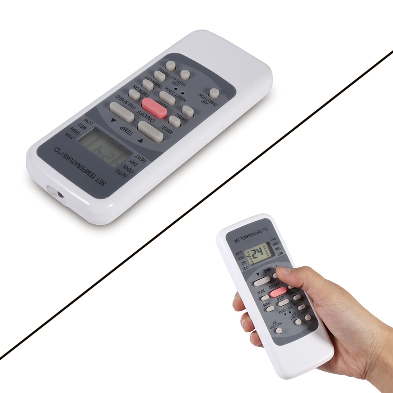 Kuuleyn R51M/E telecomando condizionatore universale con orologio