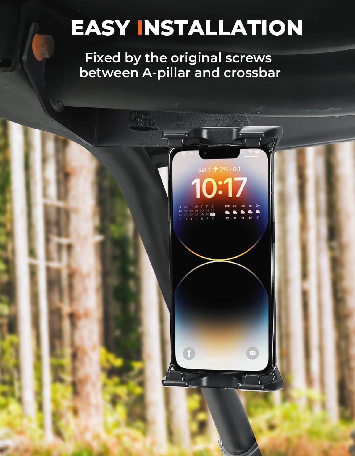 KEMIMOTO Teryx supporto telefono 360° antivibrazione