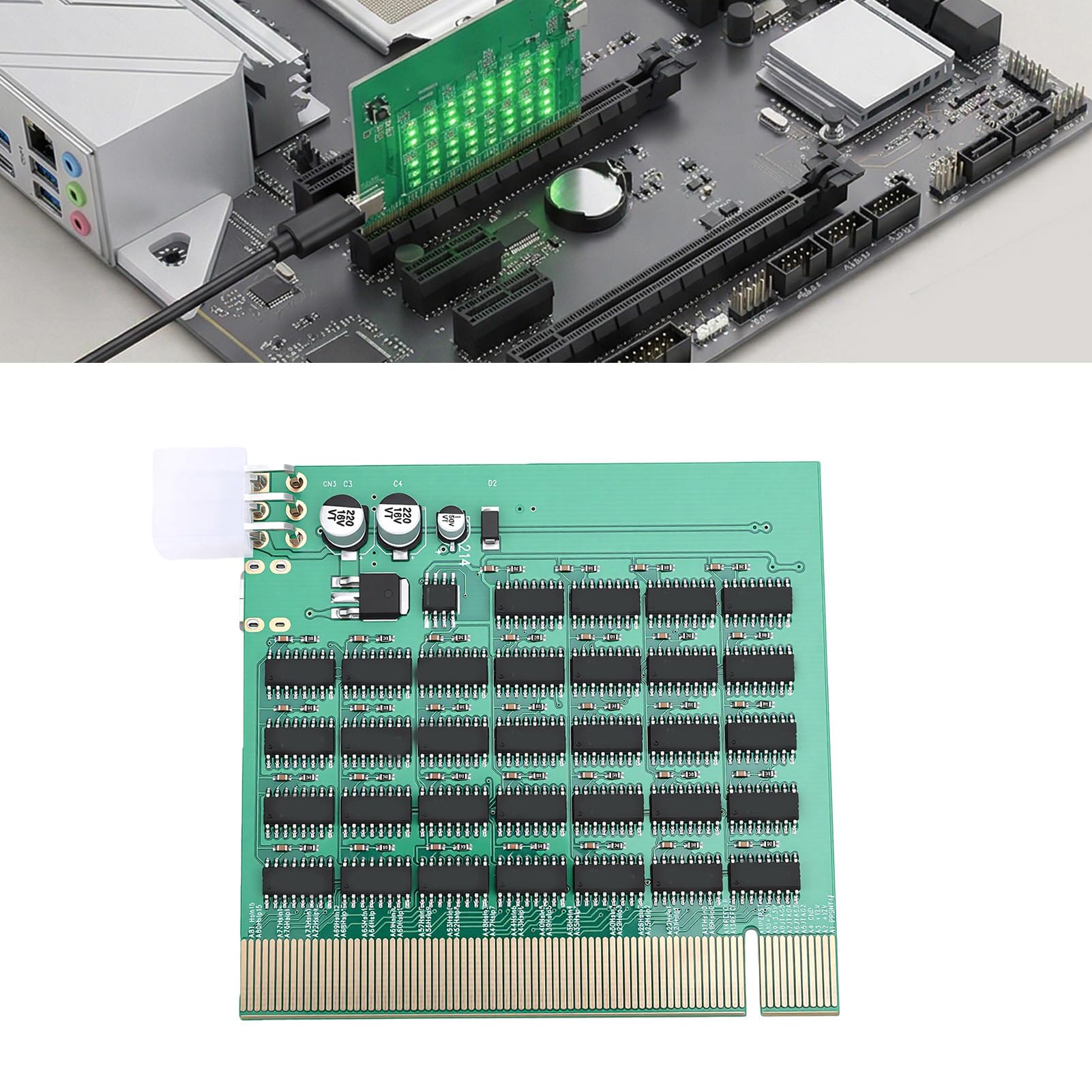 AOWINHIT Tester PCIe 16X scheda diagnostica LED 1 pz