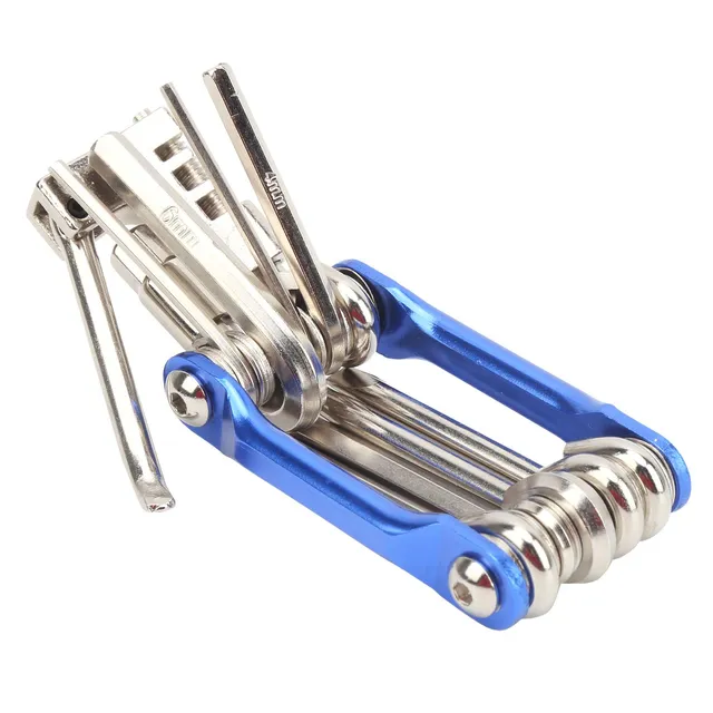 Kuuleyn Kit riparazione bici 11 in 1 attrezzi compatto