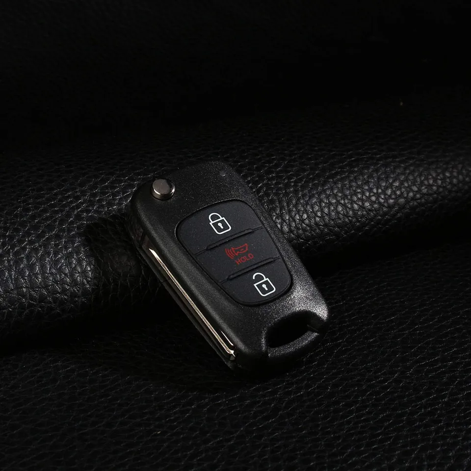 Kuuleyn NYOSEKSAM11ATX guscio chiave flip Kia Soul 3 tasti nero