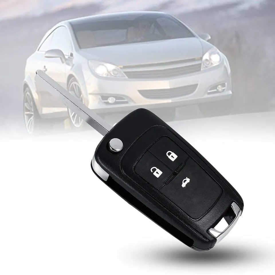 Kuuleyn Guscio Chiave 3 Tasti per Opel Astra Guscio ABS