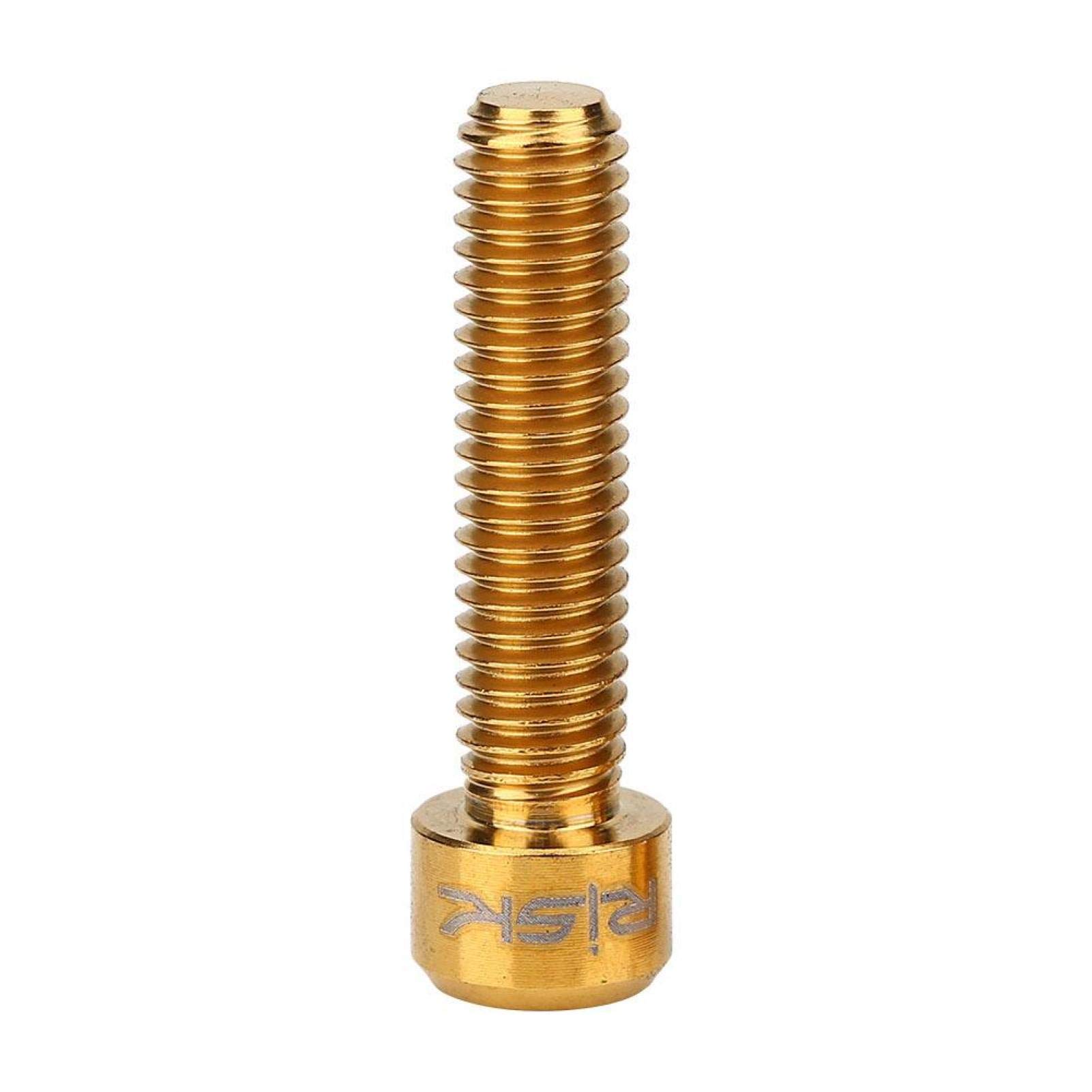 Kuuleyn Bulloni M6x25 freno a disco bici 2 pezzi oro