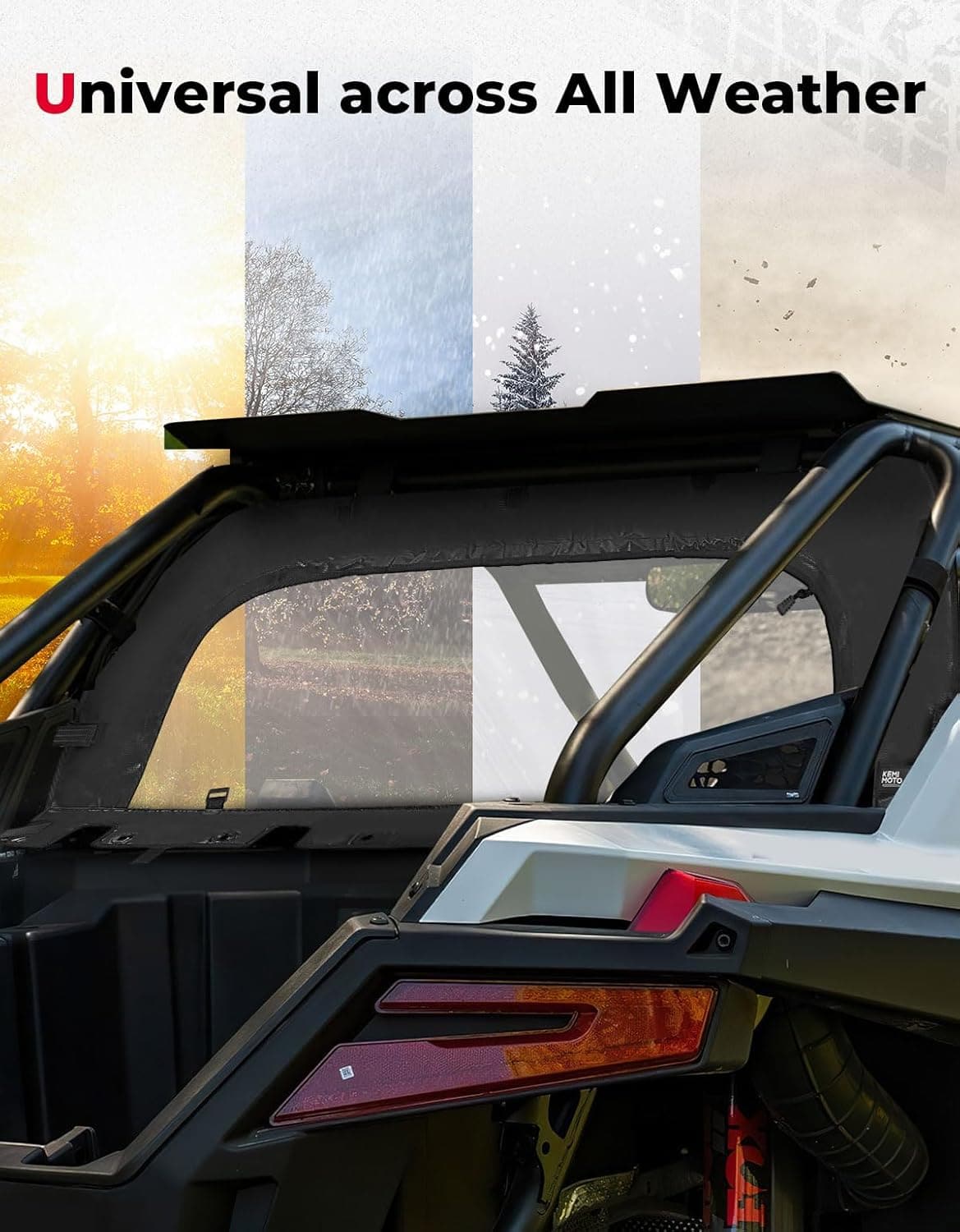 Kemimoto RZR Pro R lunotto posteriore morbido 2022-2024