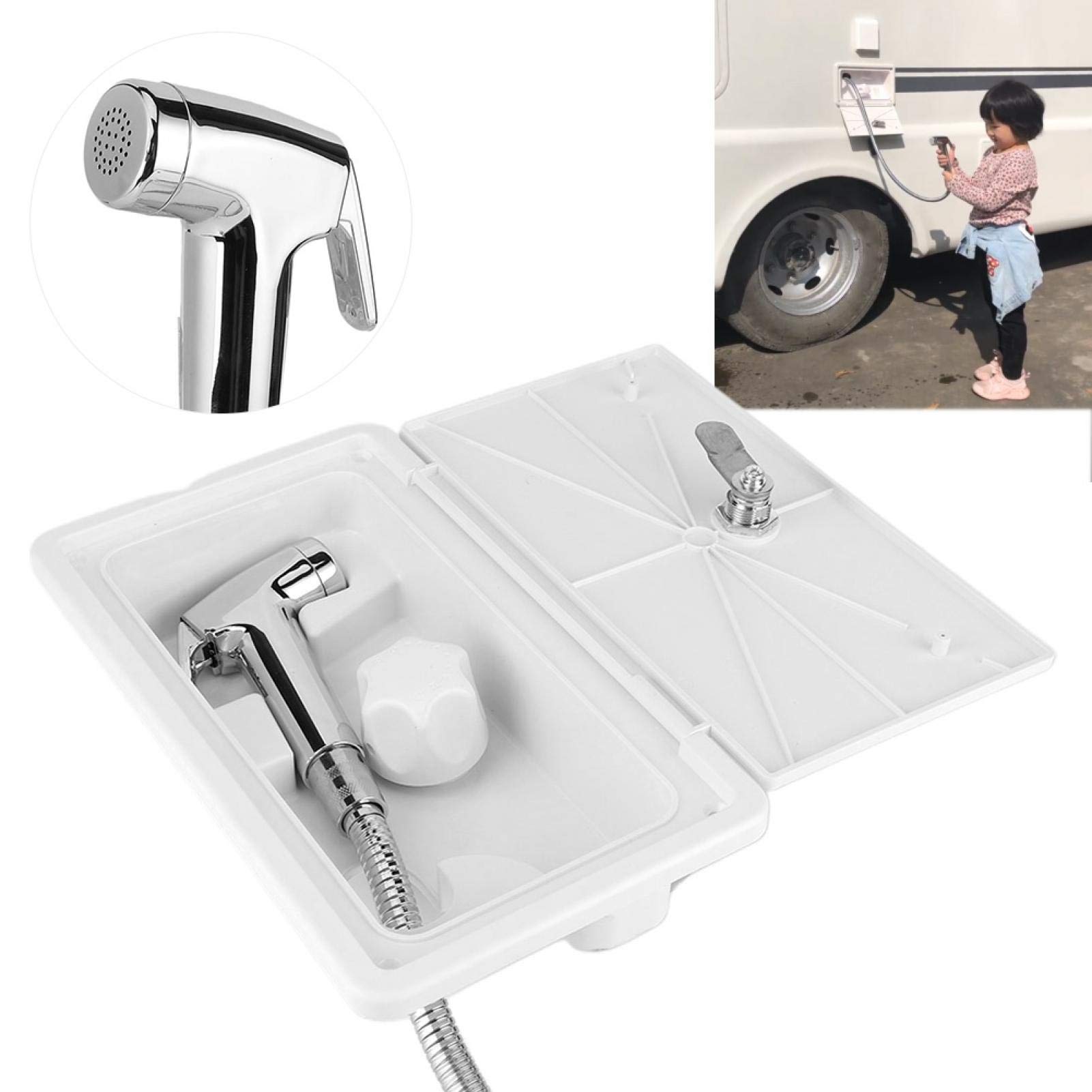 Kuuleyn Box Doccia Camper 267mm ABS Bianco 2 Chiavi