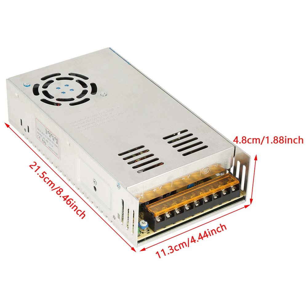 Kuuleyn alimentatore 48V 12,5A 600W per stepper