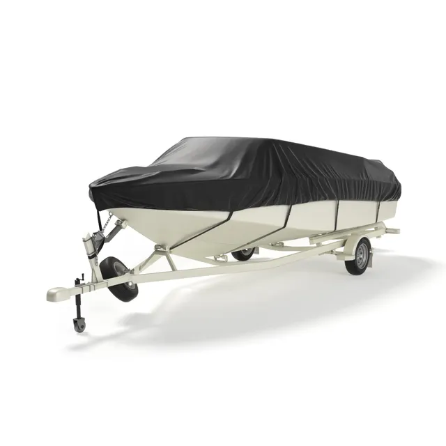 Kemimoto Telo barca V-Hull 600D 17-19ft nero impermeabile
