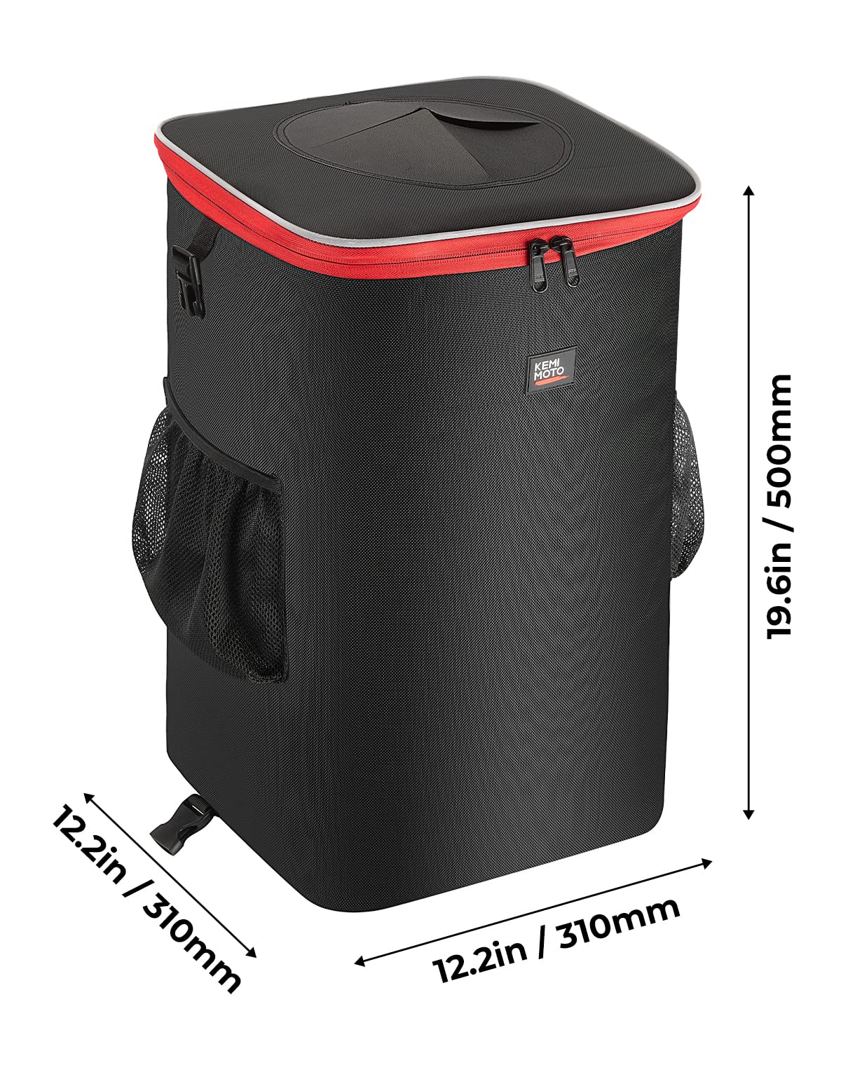KEMIMOTO pattumiera barca portatile 600D nera
