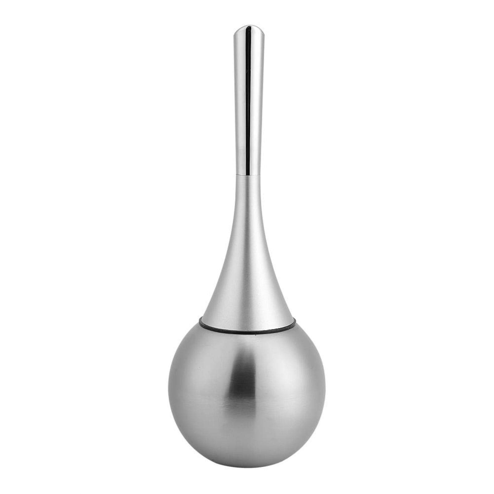 Kuuleyn scopino WC con base argento acciaio inox