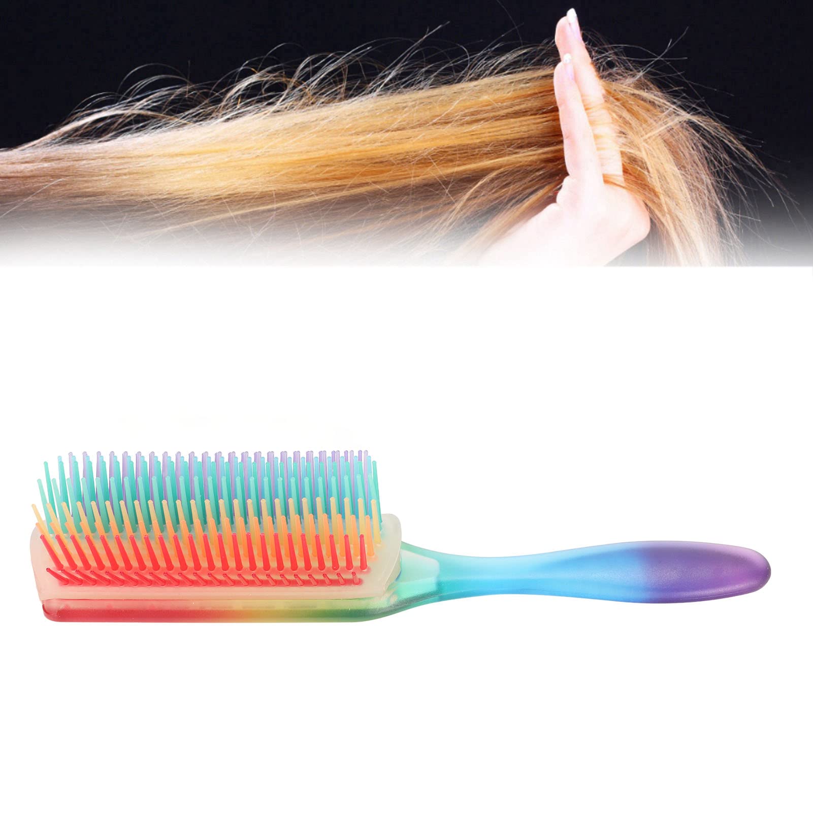 Kuuleyn Spazzola Capelli Districante Multicolore