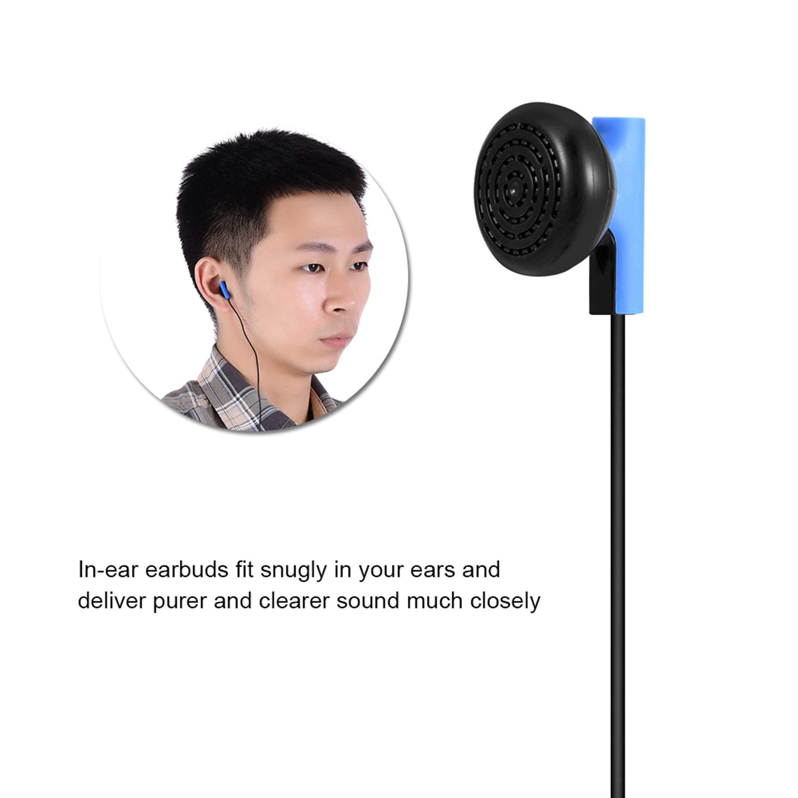 Kuuleyn Cuffie Gaming In-Ear 3,5 mm Nere con Microfono