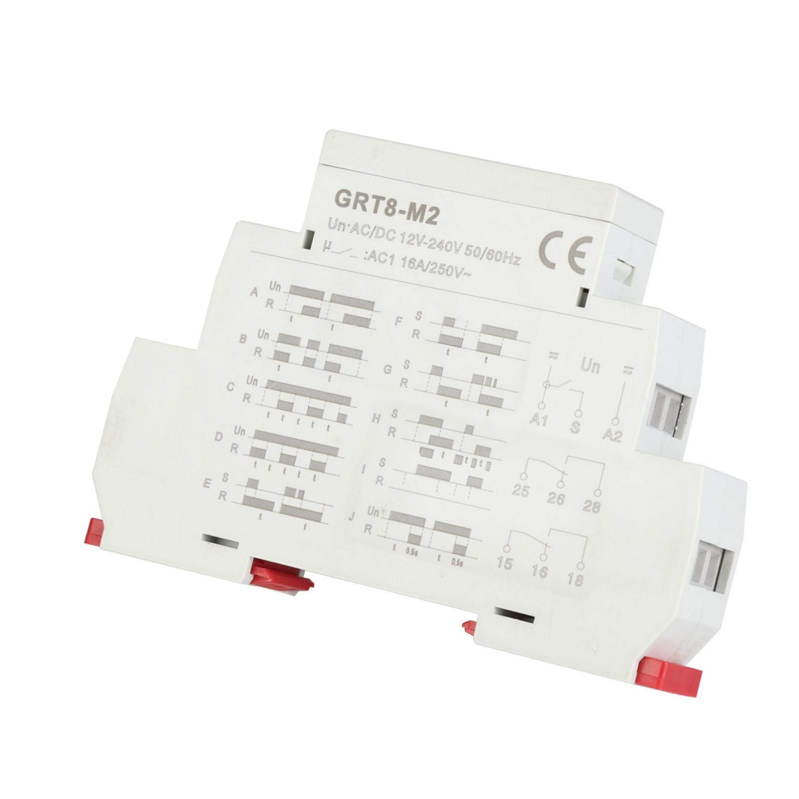 Kuuleyn GRT8-M2 relè temporizzato 12-240V 10 funzioni