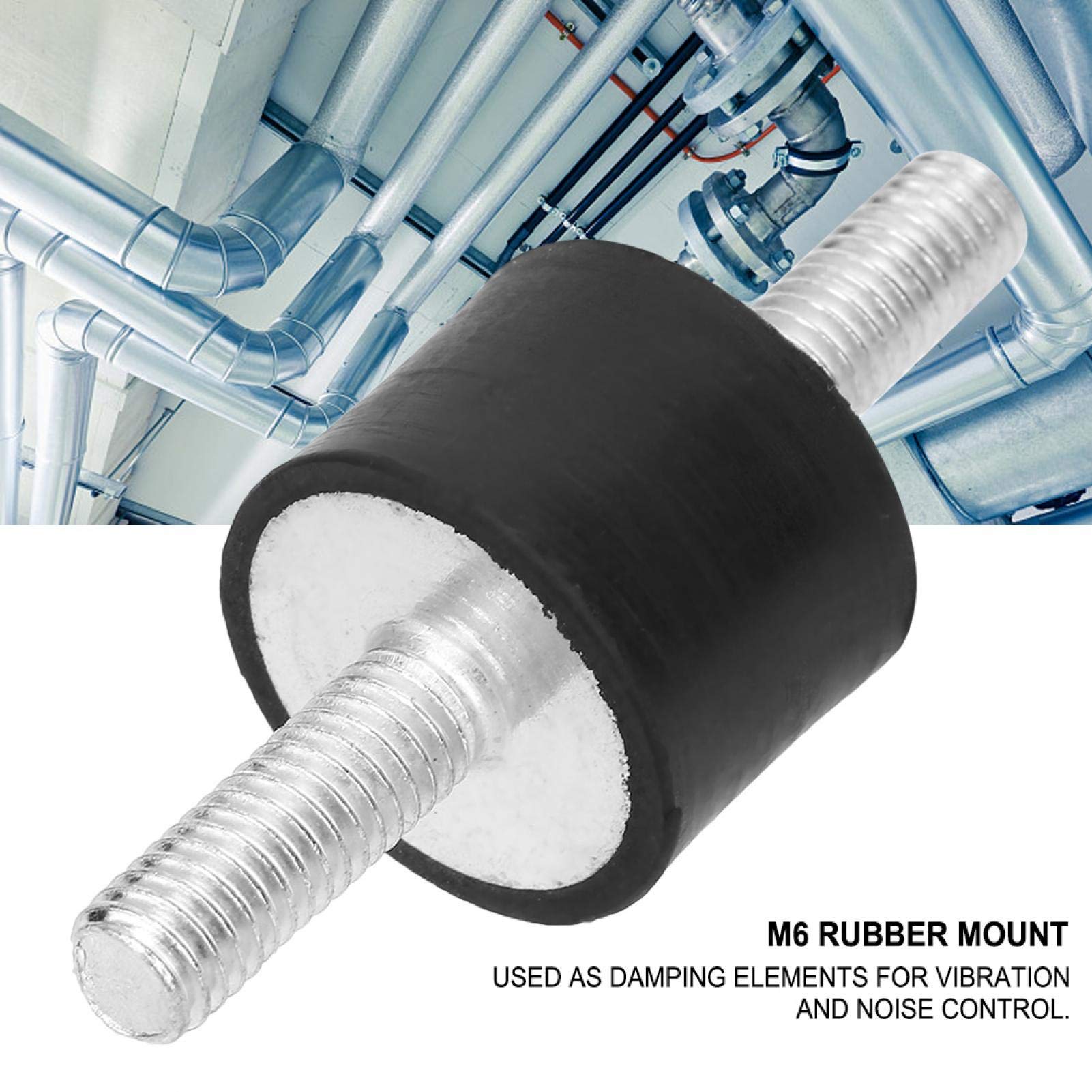 Kuuleyn VV20x15 M6x18 Supporto Gomma 4pz Antivibrazione