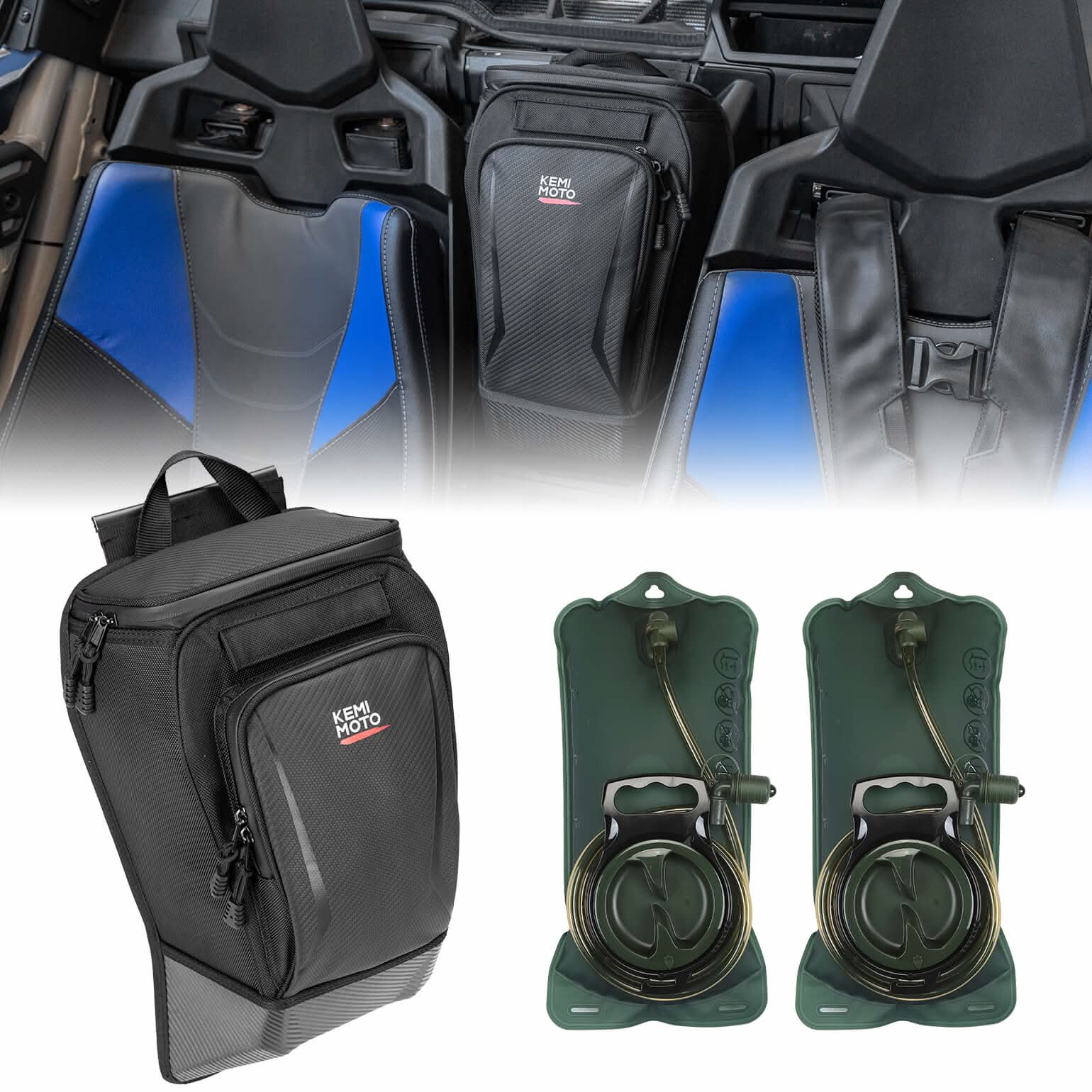 KEMIMOTO Maverick X3 Borsa Centrale con Doppia Idratazione