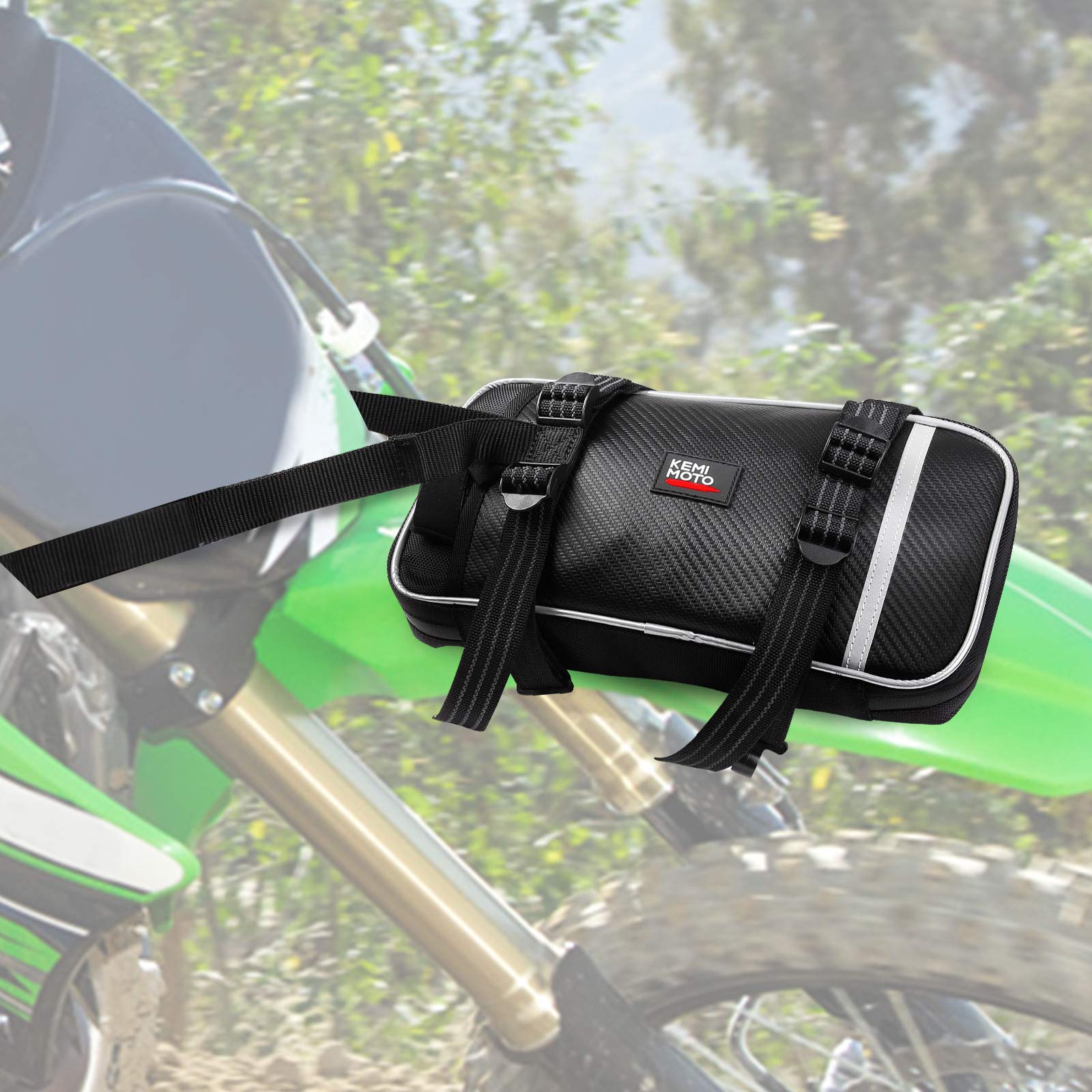Kemimoto Borsa Parafango Anteriore Moto con Astuccio Idrorepellente