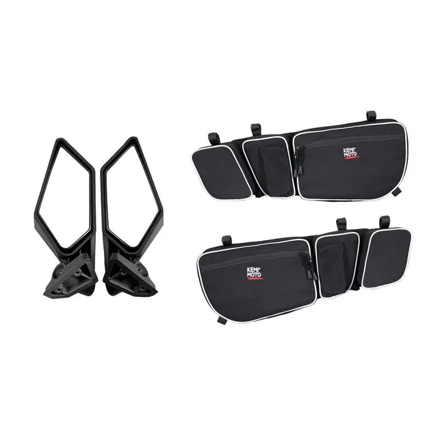 KEMIMOTO Maverick X3 specchietti + borse porta set