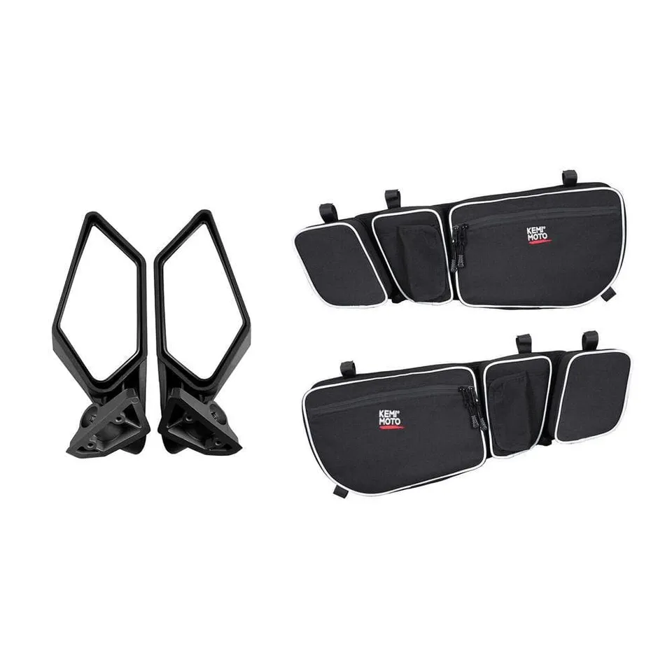 KEMIMOTO Maverick X3 specchietti + borse porta set