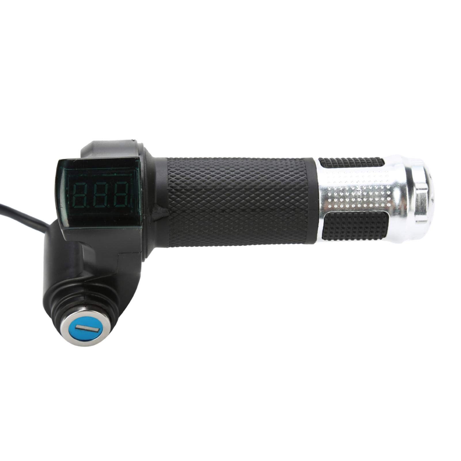 Kuuleyn Manopola Acceleratore Bici Elettrica Argento LED
