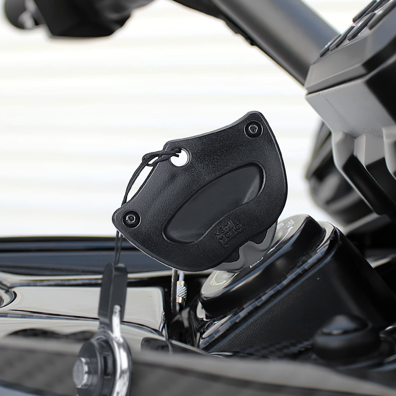 Kemimoto Spyder portachiavi con laccetto nero
