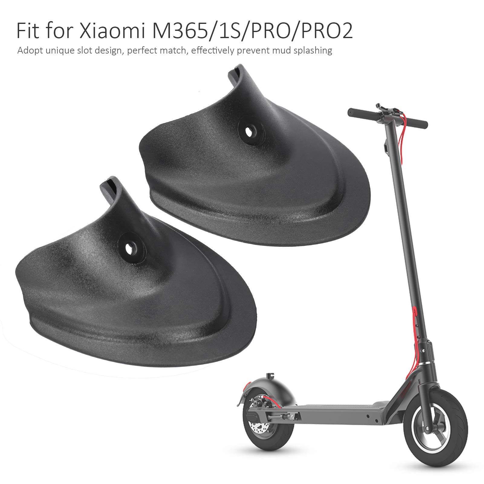 Kuuleyn parafango monopattino fishtail M365 2 pezzi gomma