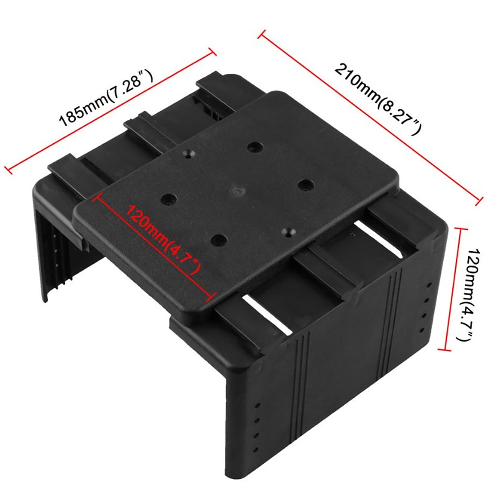 Kuuleyn bracciolo auto universale nero con USB