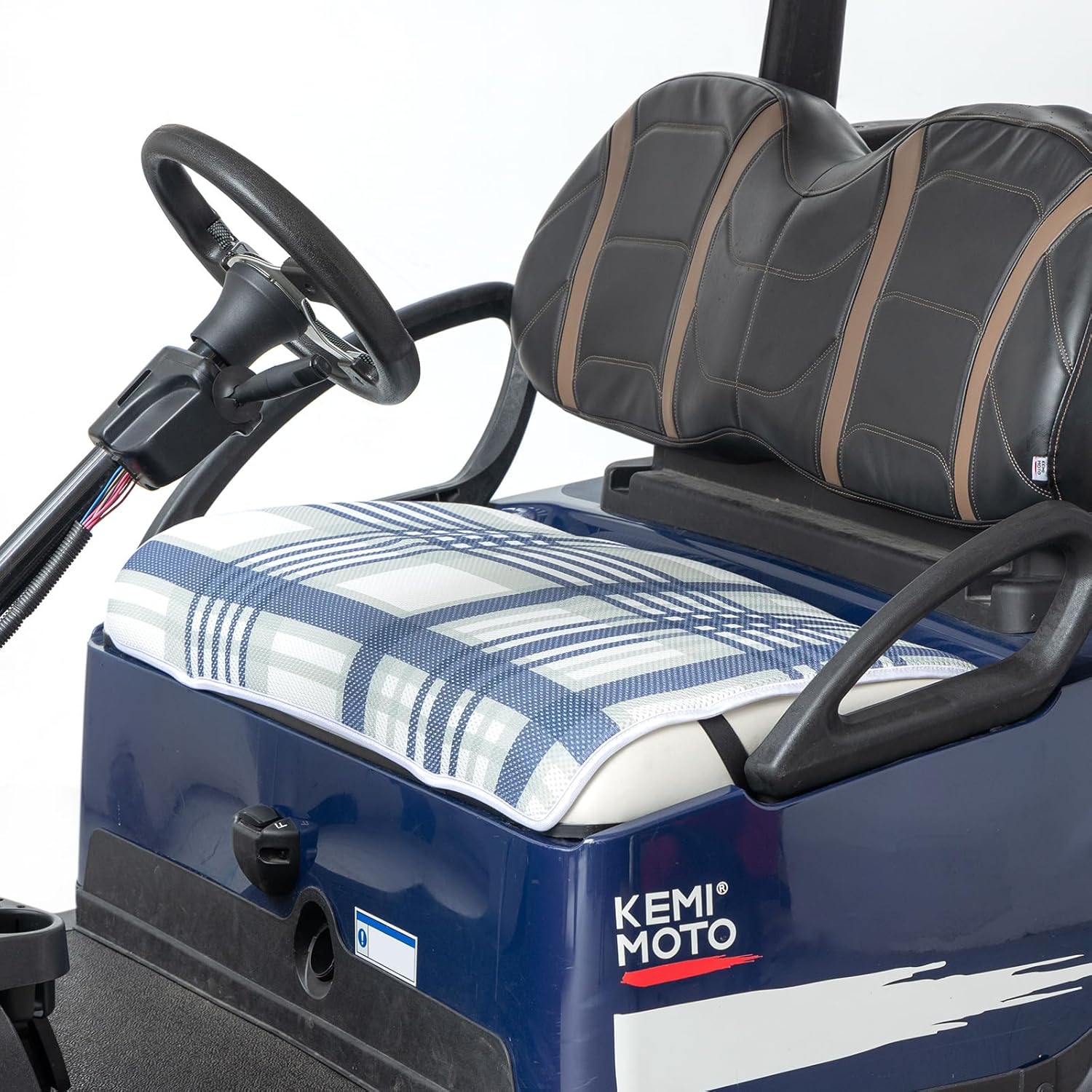 KEMIMOTO Coprisedile Golf Cart 2 Posti Azzurro Chiaro