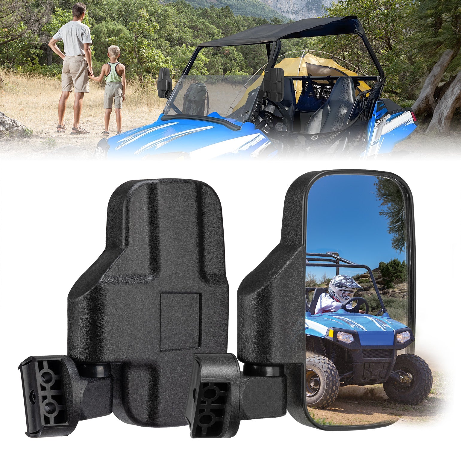 KEMIMOTO RZR 170 specchietti laterali UTV youth coppia