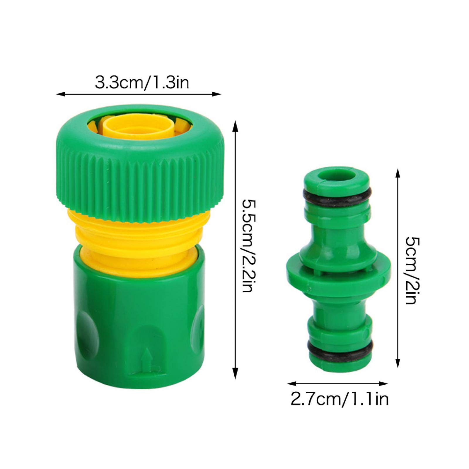 Kuuleyn Raccordo Tubo Giardino 1/2" Kit 3 Pezzi Rapido
