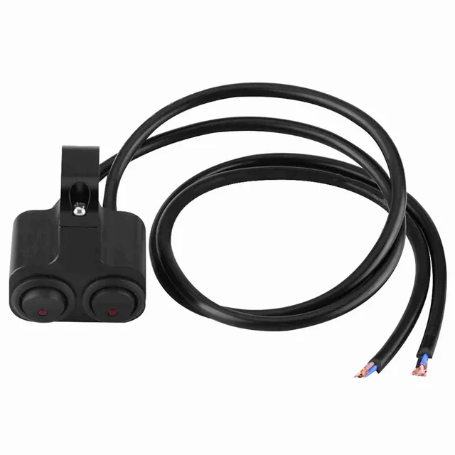 AOWINHIT 25 mm interruttore manubrio doppio con spia