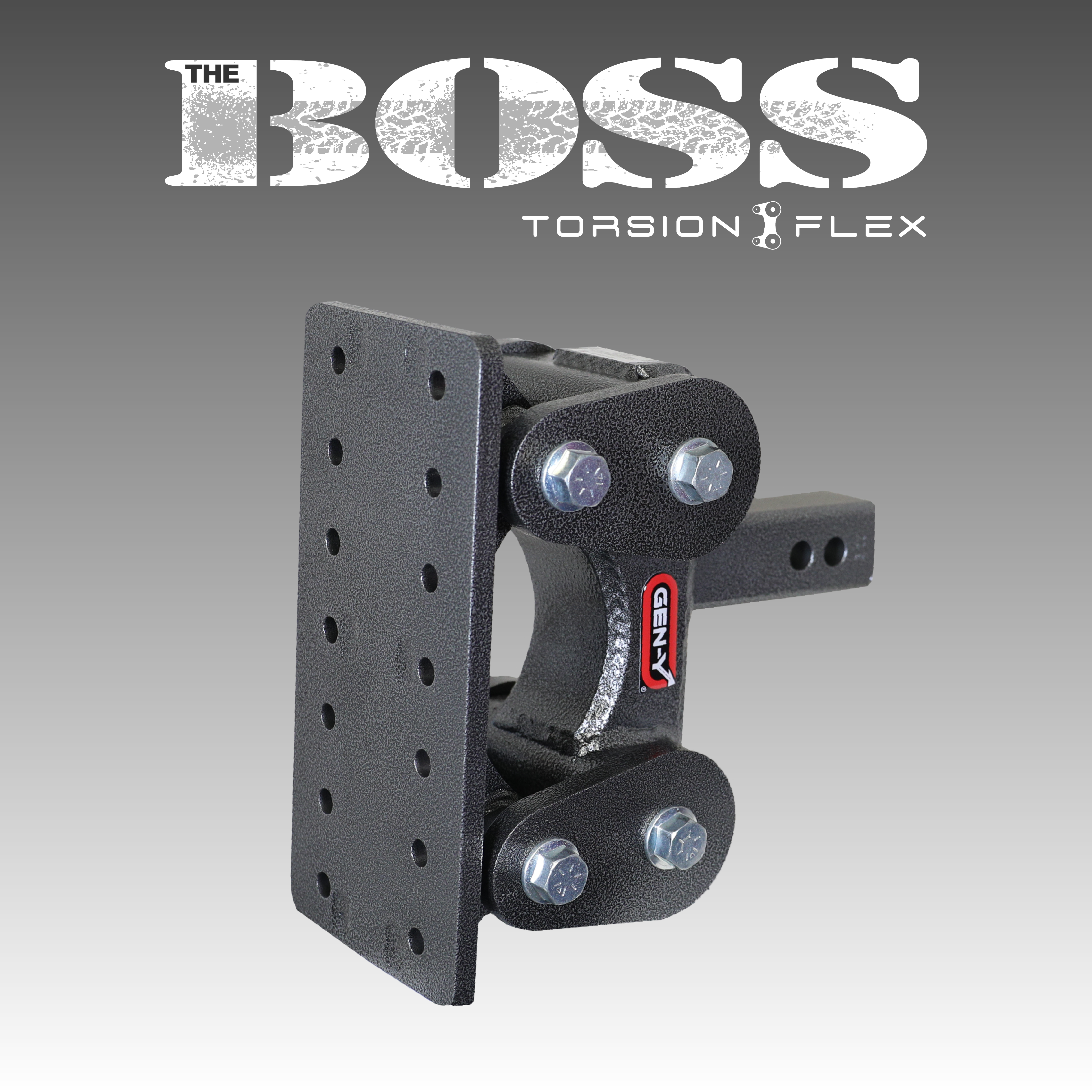 GEN-Y Hitch BOSS Torsion Flex Piastra Gancio Pintle