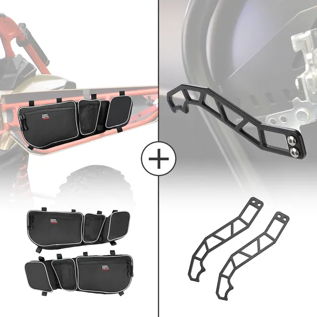 KEMIMOTO Maverick X3 borse portiera anteriori con maniglie