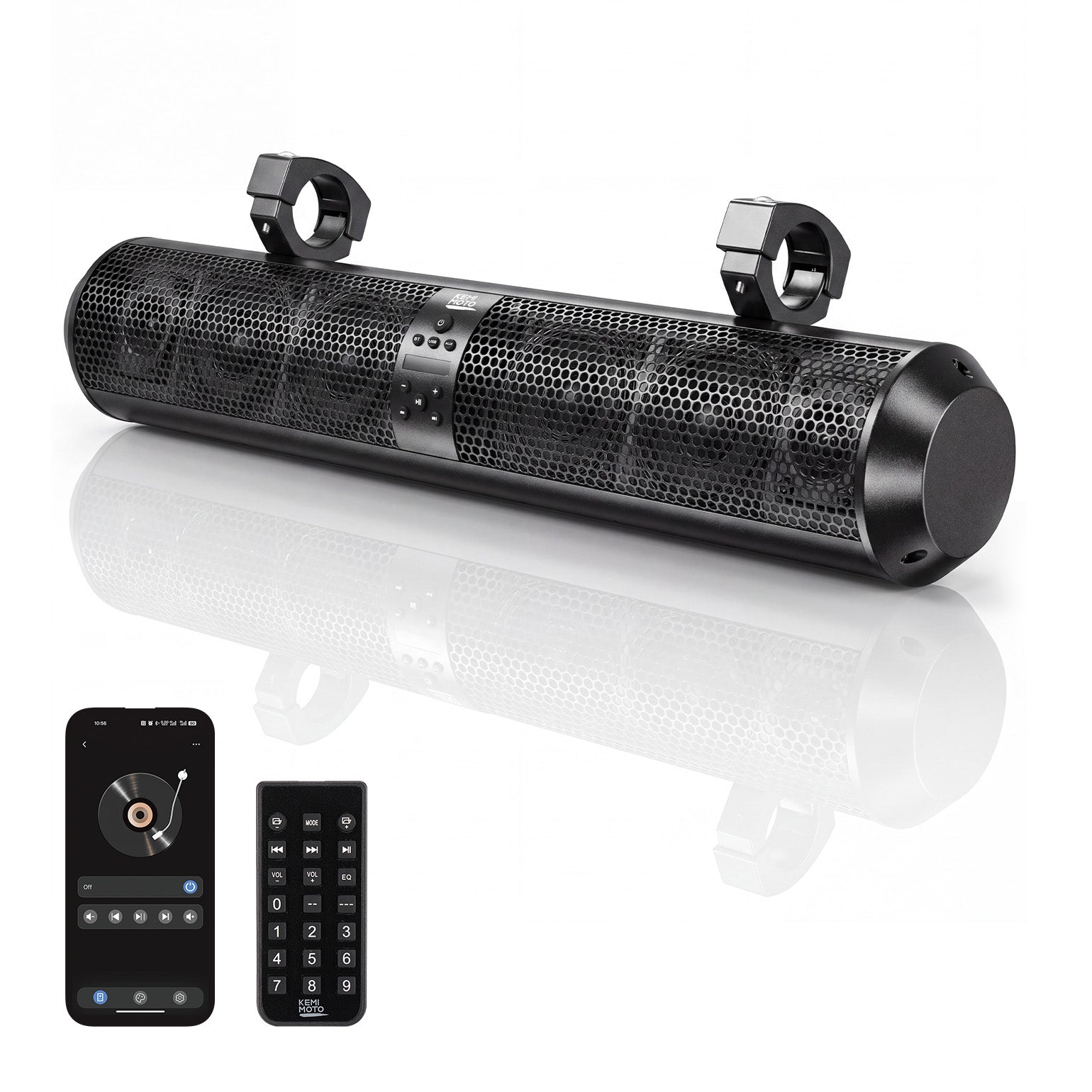 Kemimoto UTV soundbar Bluetooth 28" 6 altoparlanti