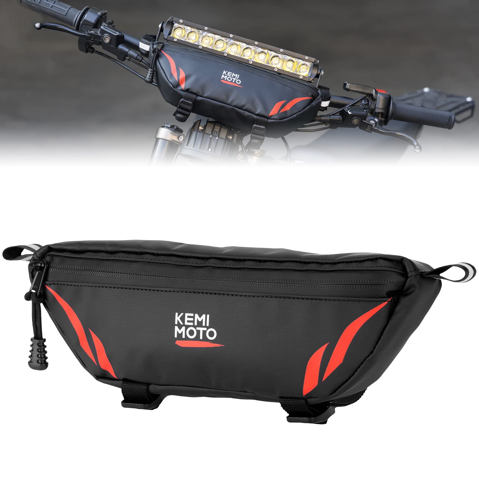 Kemimoto Borsa Manubrio Moto Scooter Universale