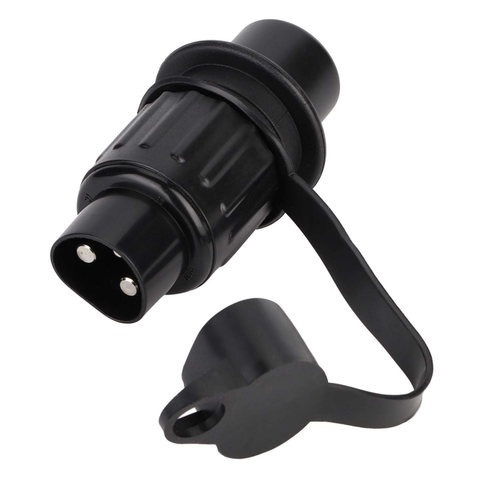 Kuuleyn Adattatore Rimorchio 3 Pin Spina Nero Plastica Luci