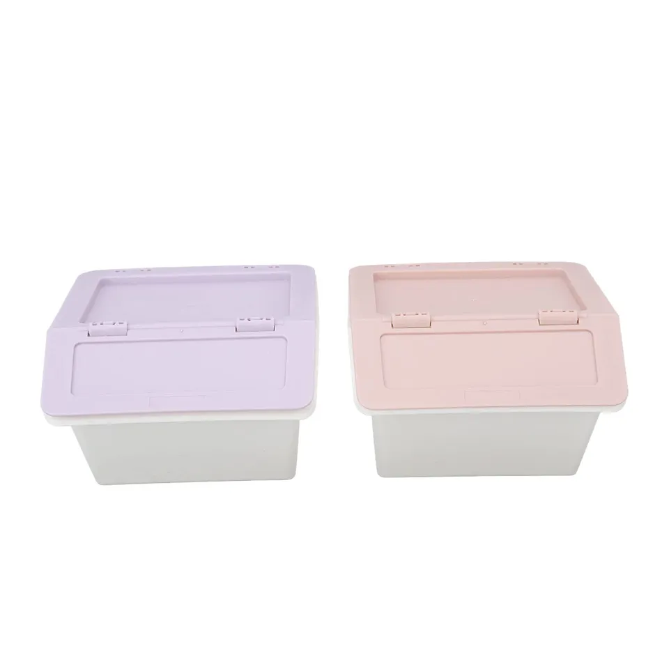 Kuuleyn Organizer Scrivania Plastica Rosa Viola 2 Pezzi