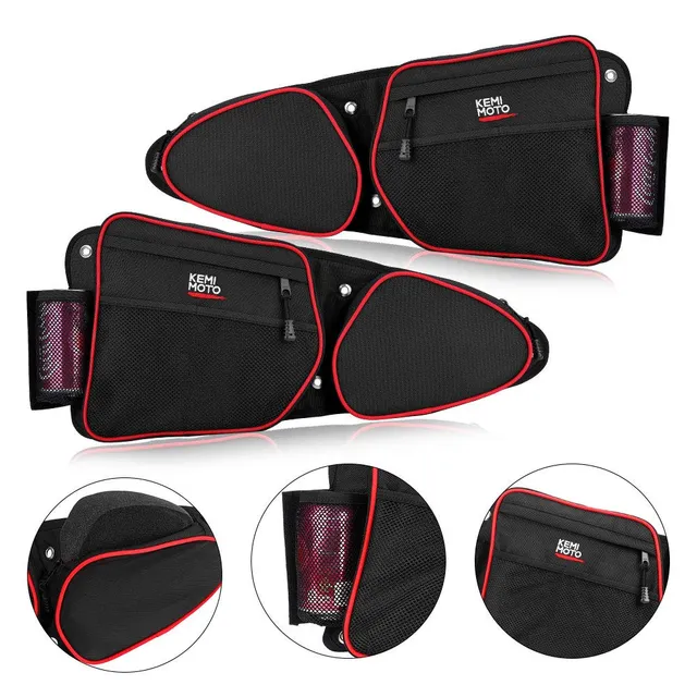 KEMIMOTO RZR XP 1000 borse portiera anteriori con ginocchiera