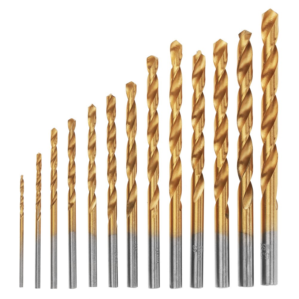 Kuuleyn set punte trapano HSS titanio 1,5-6,5 mm 13pz