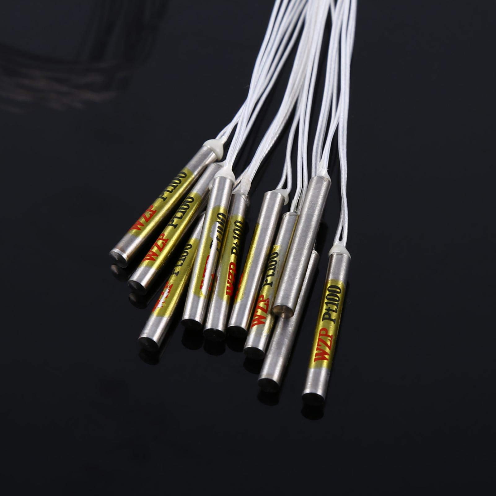 Kuuleyn PT100 Sonda Temperatura Impermeabile 10 Pezzi -20+250°C