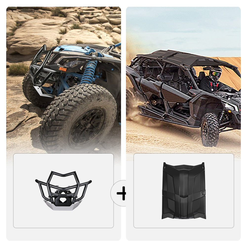 Kemimoto Maverick X3 MAX kit tetto rigido e paraurti nero
