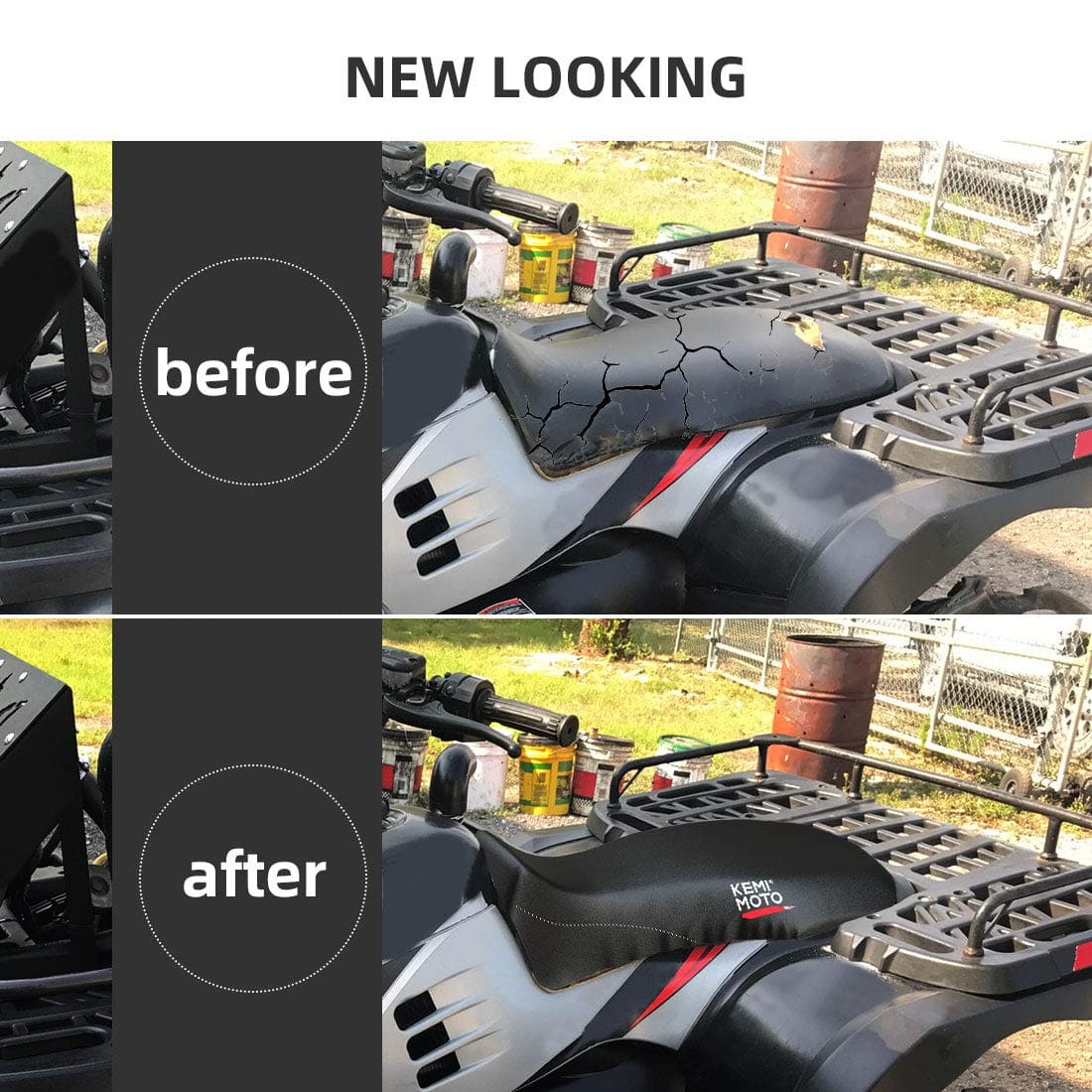KEMIMOTO coprisella ATV Polaris Sportsman impermeabile