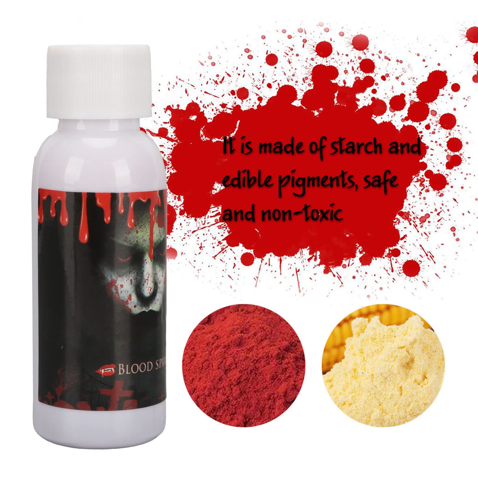 Kuuleyn Halloween Sangue Finto spray trucco 2x30 ml lavabile
