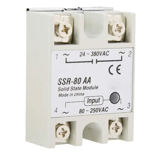 Kuuleyn SSR-80AA Relè Stato Solido Monofase 80A 80-250V