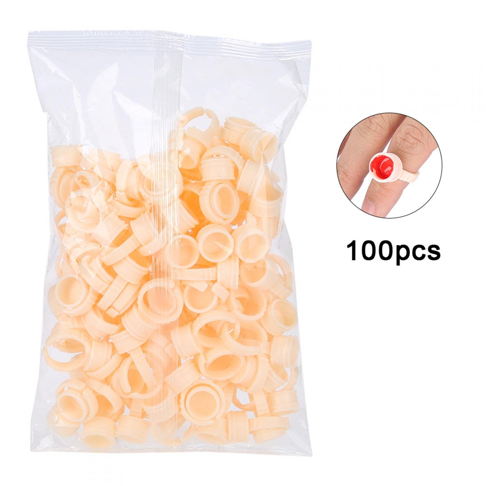 Kuuleyn Anello Pigmento 100 Pezzi Medium Senza Divisore