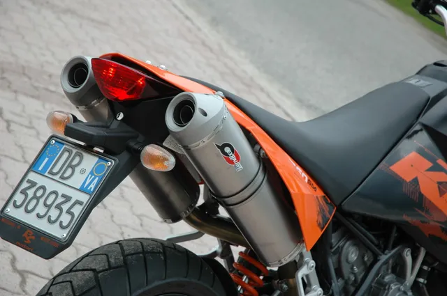 QD Exhaust Magnum coppia terminali bolt-on KTM 950-990 ovale