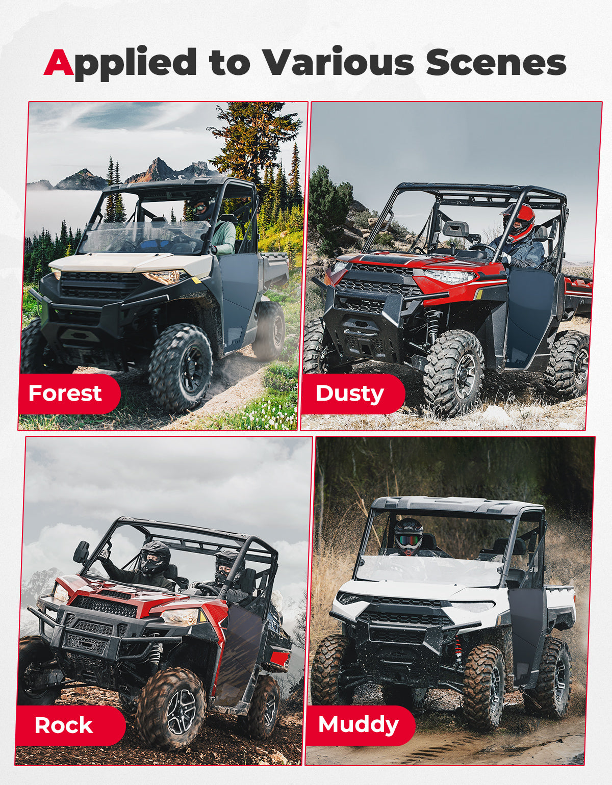 KEMIMOTO Ranger XP 1000 mezze porte alluminio con finestra