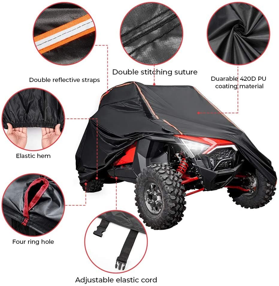 KEMIMOTO Telo Copertura UTV Polaris RZR 420D Impermeabile