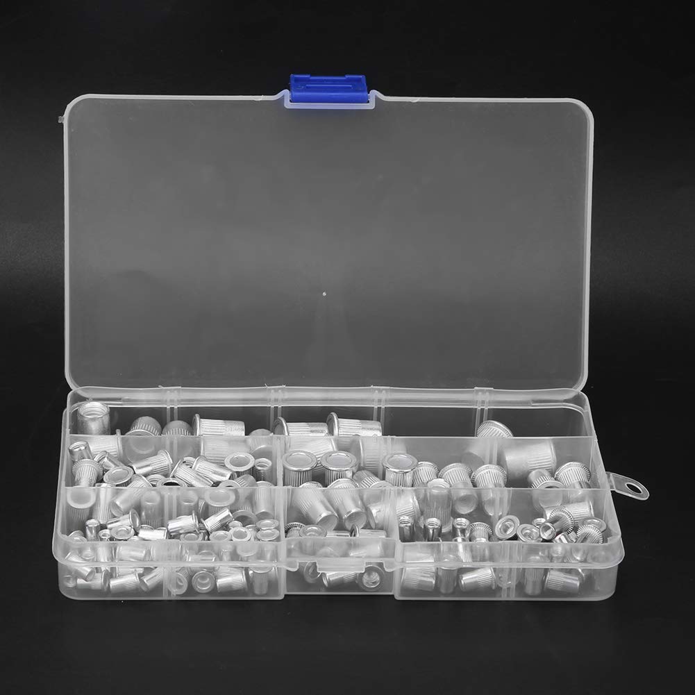 Kuuleyn Inserti M3-M10 Dadi Rivetto 150 Pezzi Alluminio